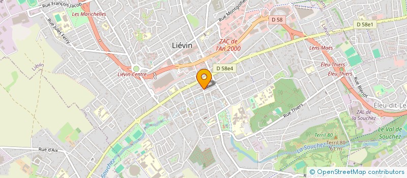 localisation de l'entreprise MADAME DEBORAH VAAST  LIEVIN