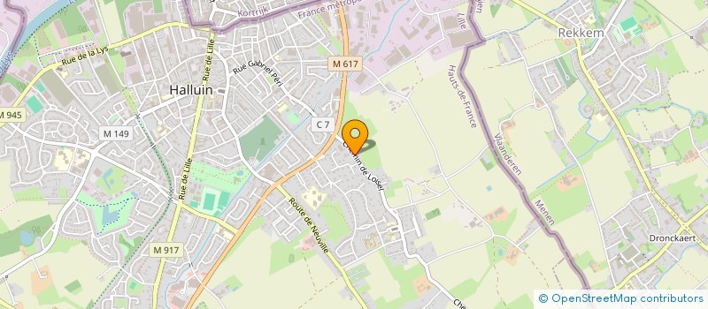 localisation de l'entreprise MADAME DEBORAH VANDENBUSSCHE  HALLUIN