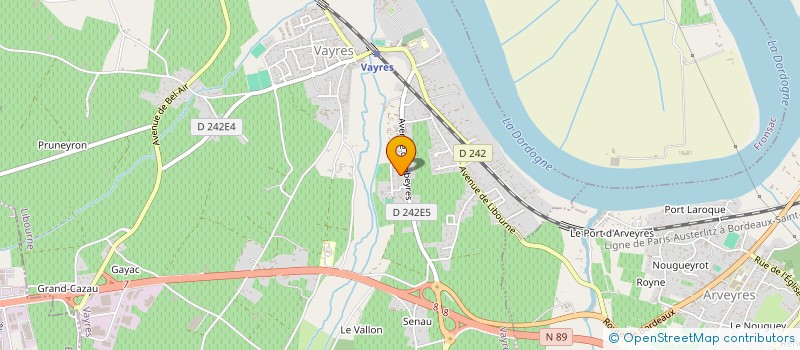 localisation de l'entreprise MADAME DEBORAH VARGAS  VAYRES