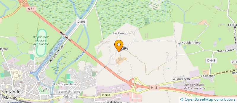 localisation de l'entreprise MADAME DEBORAH VARIN  CARENTAN-LES-MARAIS