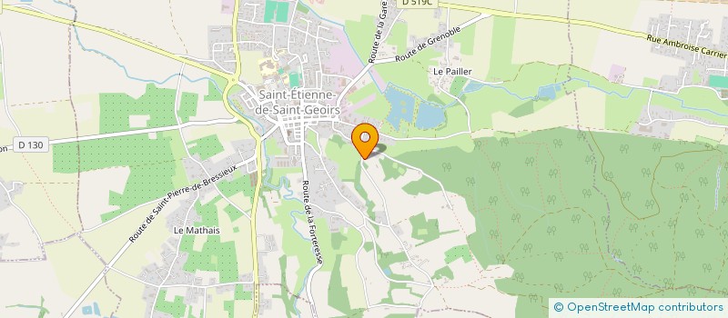 localisation de l'entreprise MADAME DEBORAH VERRET  SAINT-ETIENNE-DE-SAINT-GEOIRS