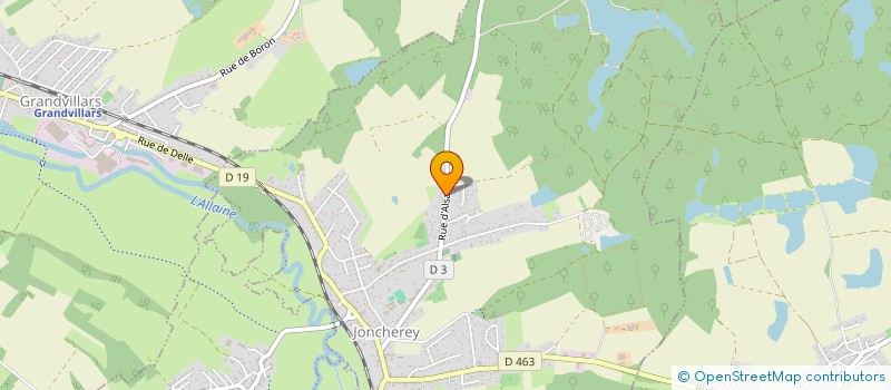 localisation de l'entreprise MADAME DEBORAH VOLLE  JONCHEREY