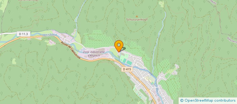 localisation de l'entreprise MADAME DEBORAH VON BANCK  KAYSERSBERG VIGNOBLE