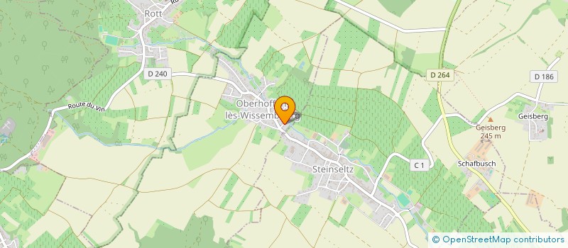 localisation de l'entreprise MADAME DEBORAH WURSTER  OBERHOFFEN-LES-WISSEMBOURG