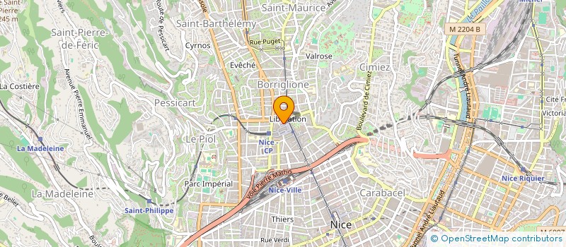 localisation de l'entreprise MADAME DEBORHA FABIANI  NICE