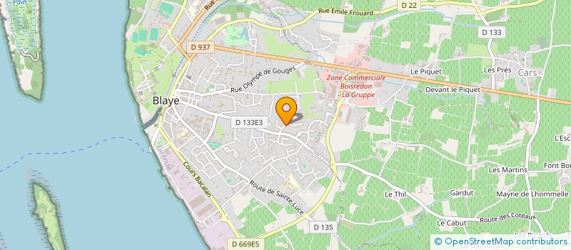 localisation de l'entreprise MADAME DEBORHA LUDOSKY à BLAYE