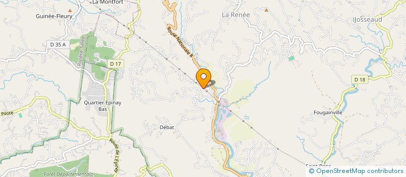 localisation de l'entreprise MADAME DECILAP LOUIS-MARIE  RIVIERE PILOTE