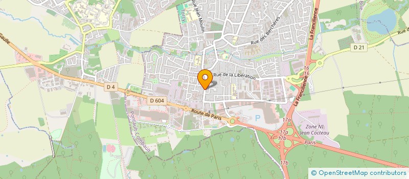 localisation de l'entreprise MADAME DEDE AYI à PONTAULT-COMBAULT