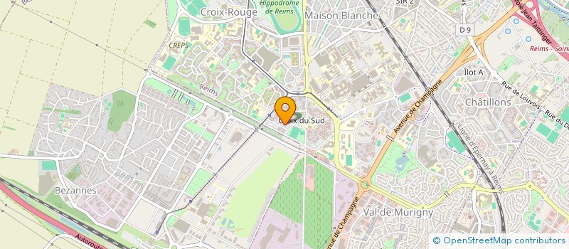 localisation de l'entreprise MADAME DEDE DEGBESSE  REIMS