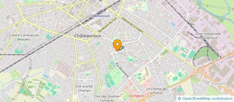 localisation de l'entreprise MADAME DEDEGAN FIDELE DEDEGAN FIDELE à CHATEAUROUX