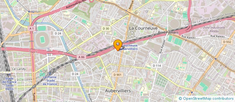 localisation de l'entreprise MADAME DEEQA FARAH DALMAR à LA COURNEUVE