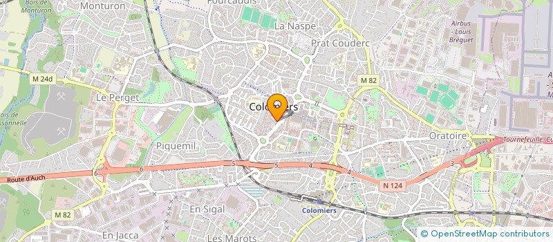 localisation de l'entreprise MADAME DEHBIA BOUHADDA à COLOMIERS