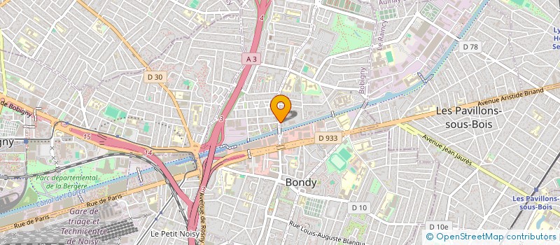 localisation de l'entreprise MADAME DEHBIA IDRES  BONDY