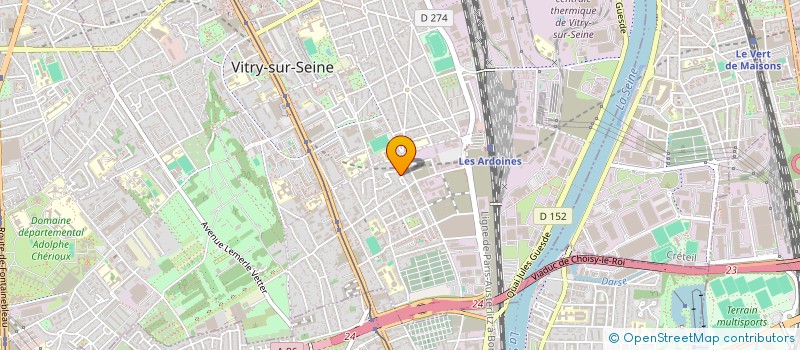 localisation de l'entreprise MADAME DEHBIA MELAB à VITRY-SUR-SEINE