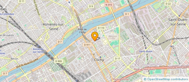 localisation de l'entreprise MADAME DEHBIA REZZAZGUI à CLICHY