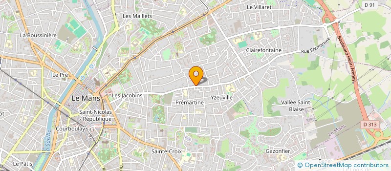 localisation de l'entreprise MADAME DEHIBA BENDJELLOUL  LE MANS