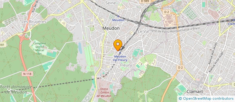 localisation de l'entreprise MADAME DEIDRA RIVERA à MEUDON