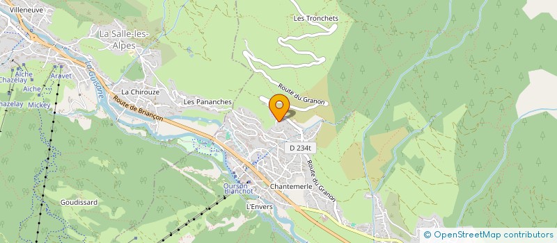 localisation de l'entreprise MADAME DEIRDRE ANNE TEYCHENE  SAINT-CHAFFREY