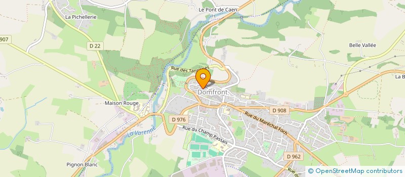 localisation de l'entreprise MADAME DEIRDRE KERMODE à DOMFRONT-EN-POIRAIE