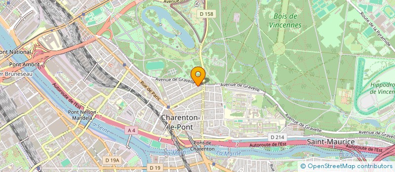 localisation de l'entreprise MADAME DEIRDRE MIRABEL  CHARENTON-LE-PONT