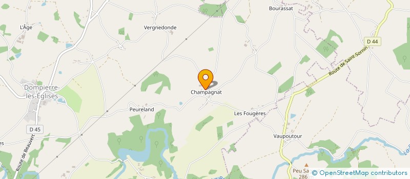 localisation de l'entreprise MADAME DEIRDRE ROONEY à DOMPIERRE-LES-EGLISES
