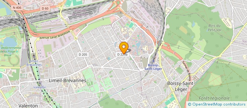 localisation de l'entreprise MADAME DELAL GUMUS  LIMEIL-BREVANNES