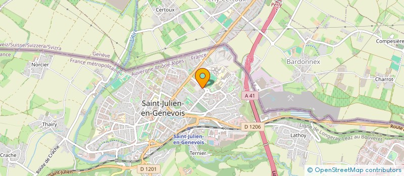 localisation de l'entreprise MADAME DELALI AKAKPO  SAINT-JULIEN-EN-GENEVOIS