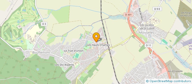 localisation de l'entreprise MADAME DELALI KUDAWOO  BOUFFEMONT