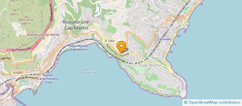 localisation de l'entreprise MADAME DELARAM ZAVAREI à ROQUEBRUNE-CAP-MARTIN