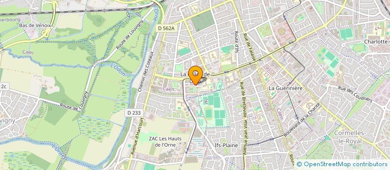 localisation de l'entreprise MADAME DELGERMAA PUREV  CAEN