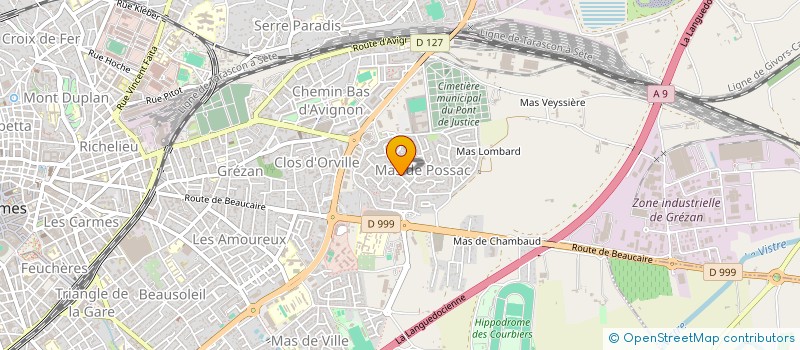 localisation de l'entreprise MADAME DELHIA NUNEZ  NIMES