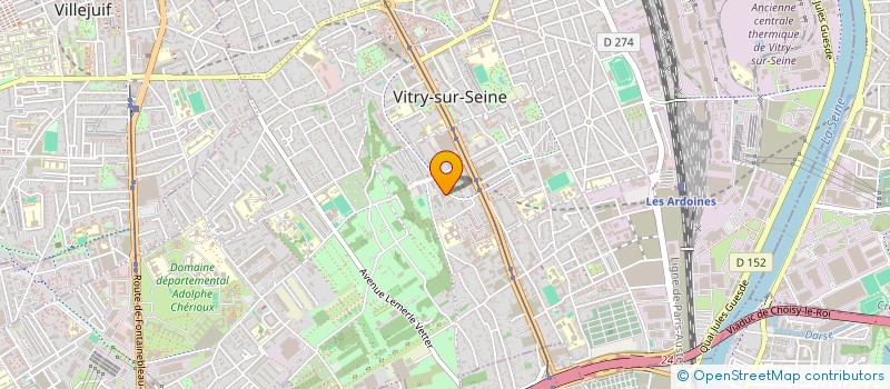localisation de l'entreprise MADAME DELIA DIKITELE à VITRY-SUR-SEINE