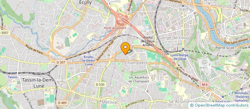 localisation de l'entreprise MADAME DELIA FERHAT  LYON