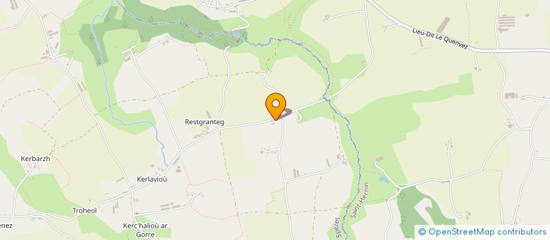 localisation de l'entreprise MADAME DELIA KERLEROUX  SPEZET