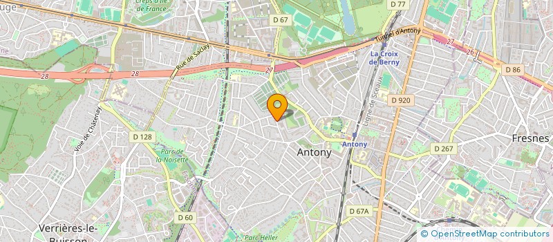 localisation de l'entreprise MADAME DELIA KESNER à ANTONY