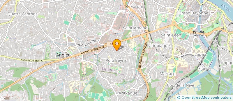 localisation de l'entreprise MADAME DELIA RIFFAUD  BAYONNE