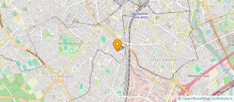 localisation de l'entreprise MADAME DELIA ROMERO BENITEZ  MONTPELLIER