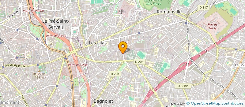 localisation de l'entreprise MADAME DELIA SOBRINO à BAGNOLET