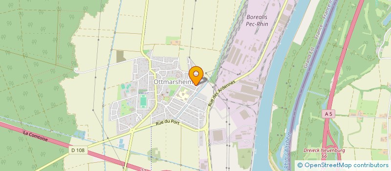localisation de l'entreprise MADAME DELIA STURTZER à OTTMARSHEIM
