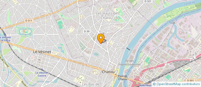 localisation de l'entreprise MADAME DELICIA CORONEL CAYATOPA  CHATOU