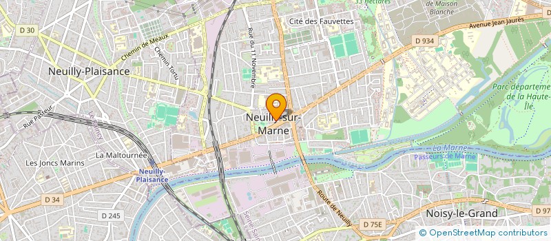 localisation de l'entreprise MADAME DELILHA DORZILE  NEUILLY-SUR-MARNE