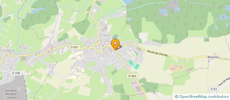 localisation de l'entreprise MADAME DELISIA VAN-CANEGHEM  TRELON