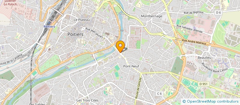 localisation de l'entreprise MADAME DELIZIA CAPETTE à POITIERS