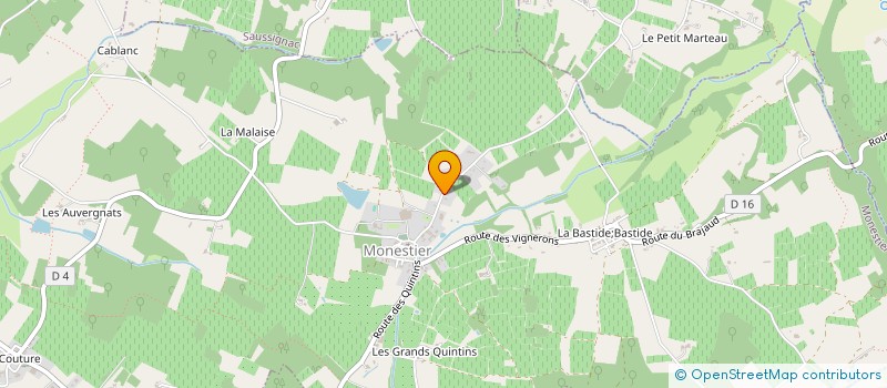 localisation de l'entreprise MADAME DELIZIA DIAZ  SANILHAC