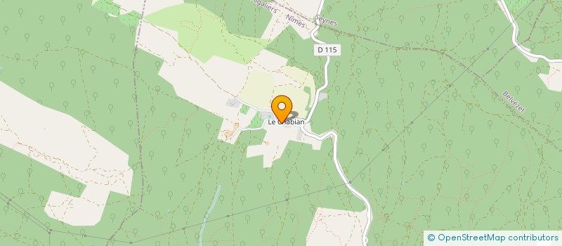 localisation de l'entreprise MADAME DELIZIA JORDA  AIGALIERS