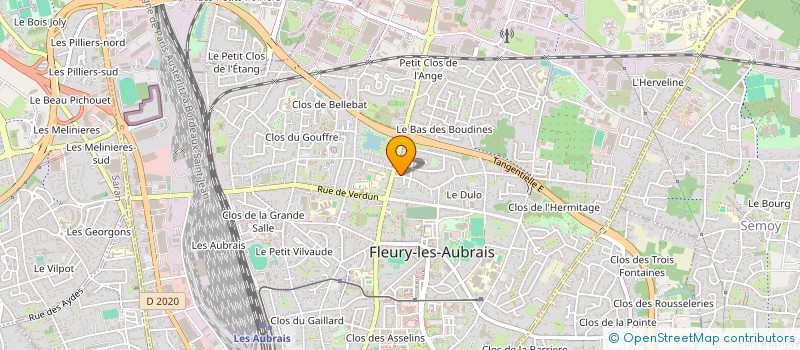 localisation de l'entreprise MADAME DELIZIA VERON  FLEURY-LES-AUBRAIS