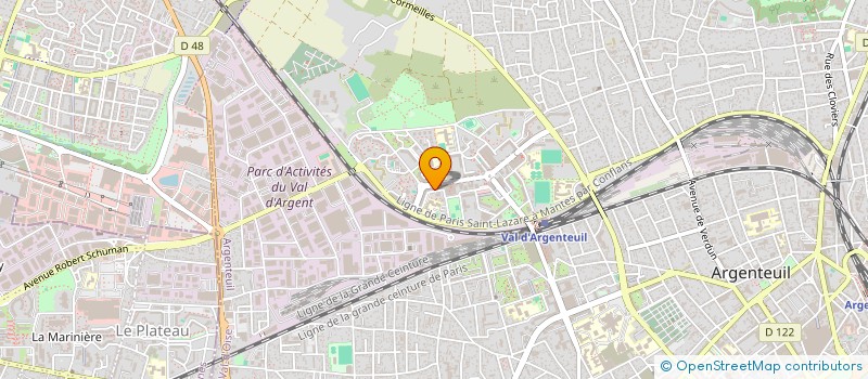 localisation de l'entreprise MADAME DELLA ARIF  ARGENTEUIL