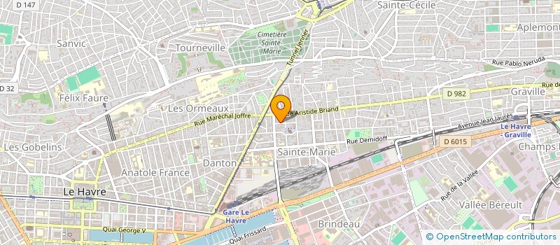 localisation de l'entreprise MADAME DELLA HARRIS à LE HAVRE