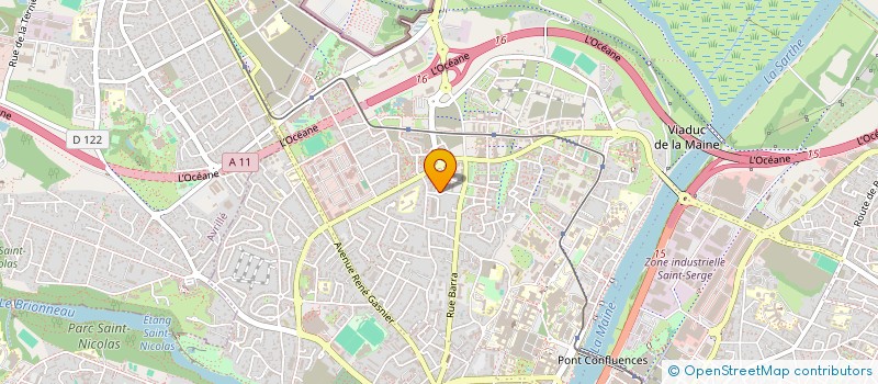 localisation de l'entreprise MADAME DELLYA LLARI  ANGERS