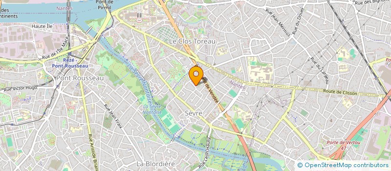 localisation de l'entreprise MADAME DELMI FAJARDO PEREZ  VERTOU